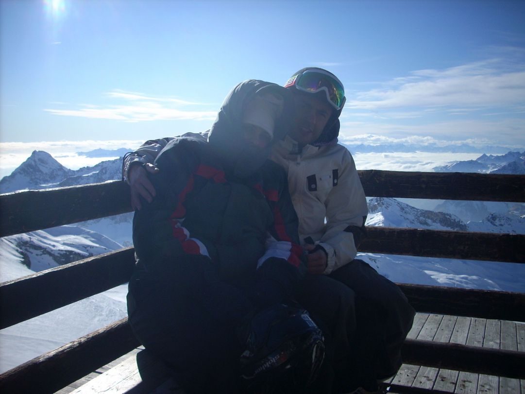 io e la mia ragazza al plateau rosa dicembre 2011