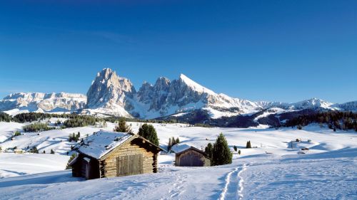 Alpe di Siusi in Inverno