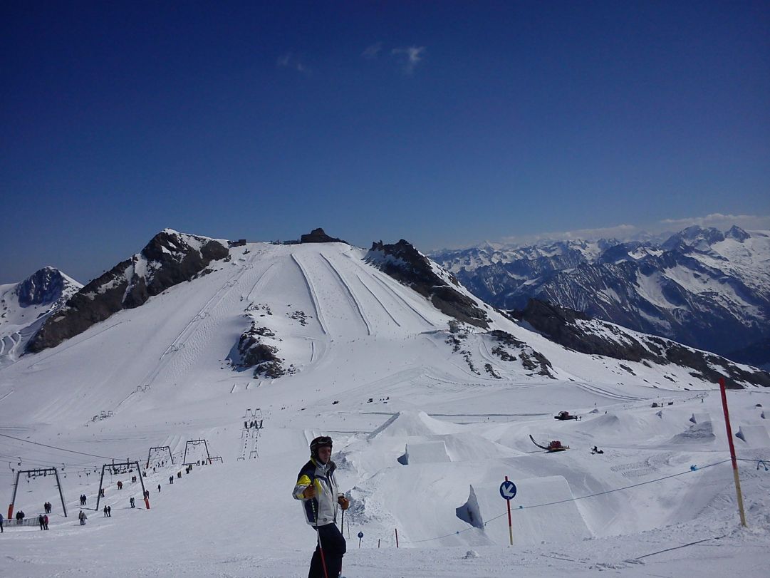 visione del ghiacciaio di Hintertux