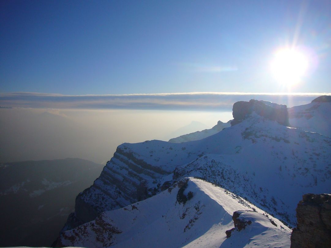 Foto scattata dalla Cima Verde nel dicembre 2009