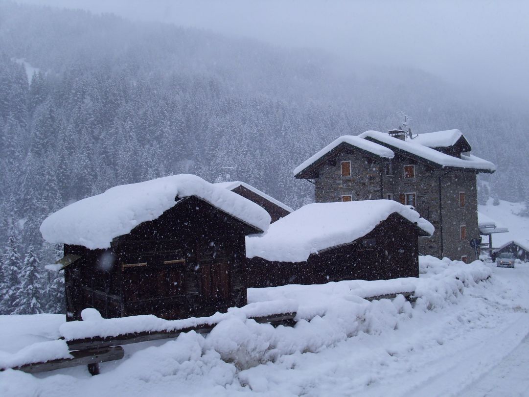 Nevicata a Santa Caterina