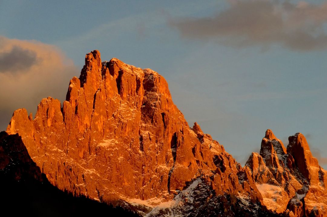 Bellissimo tramonto sulle Pale di S.Martino di Castrozza