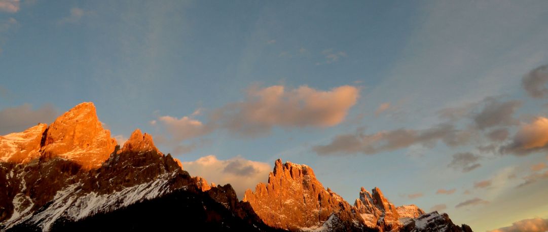 Bellissimo tramonto da cima Tognola