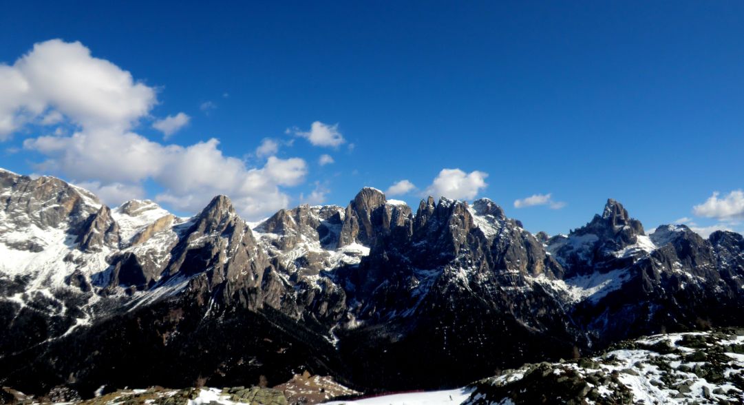 panorama delle pale di s.martino 