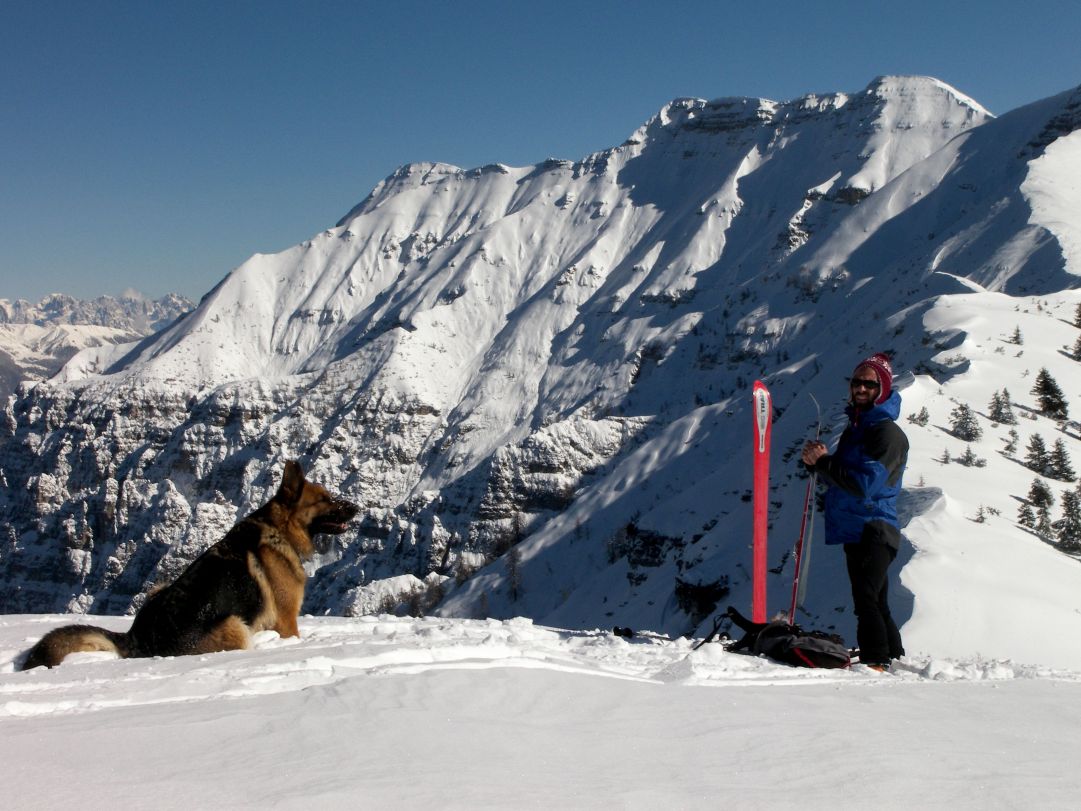 gli amici della montagna a cima larici