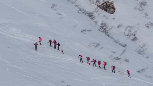 In alta Val Formazza con le racchette da neve