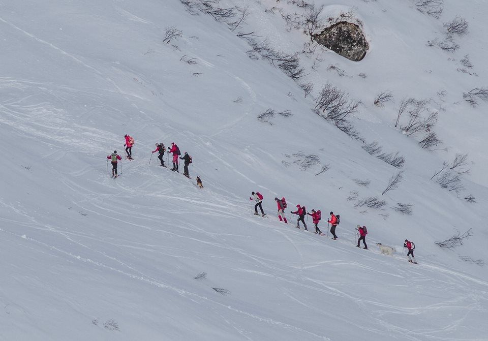 ciaspolatori in val formazza   foto luigi framarini