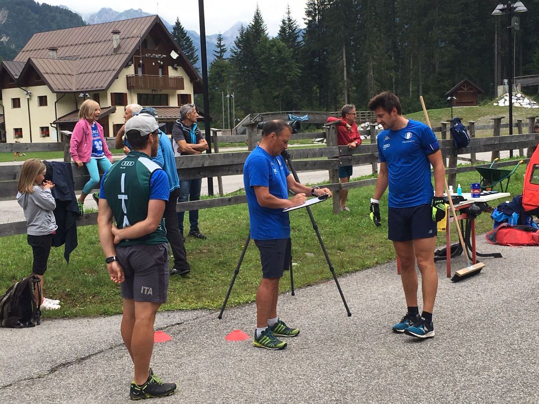 Tutti i compagni della nazionale Elite, ma anche gli atleti della squadra A, si trovano in raduno alla Carnia Arena di Forni Avoltri