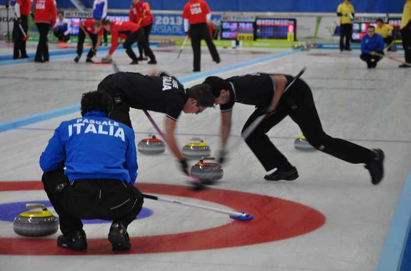 Universiadi, tre sconfitte per l'Italia nel curling