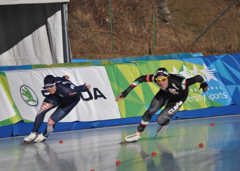 Mirko Giacomo Nenzi argento nei 500 metri del pattinaggio di velocità delle Universiadi