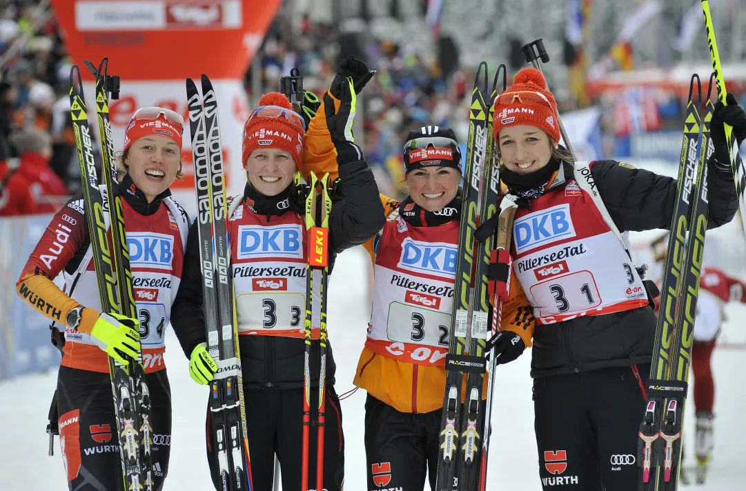 La Germania trionfa nella staffetta femminile di Le Grand Bornand