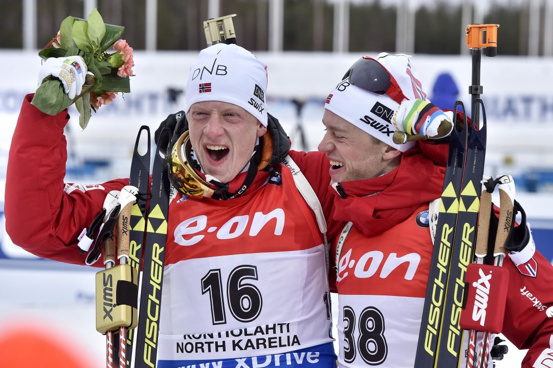 Trionfo dei fratelli Bø nella sprint dei Mondiali: oro Johannes, bronzo Tarjei!