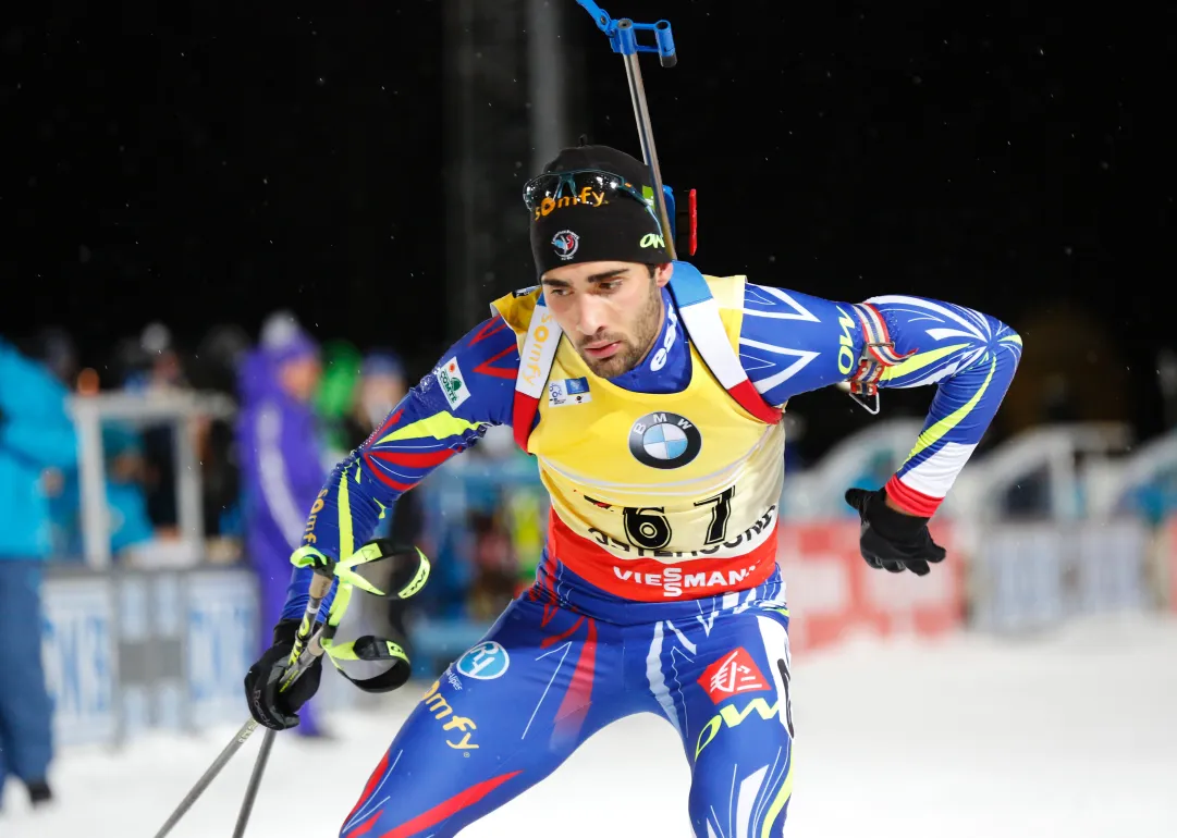 Il ciclone Martin Fourcade arriva a 40 vittorie nella tempesta di Östersund