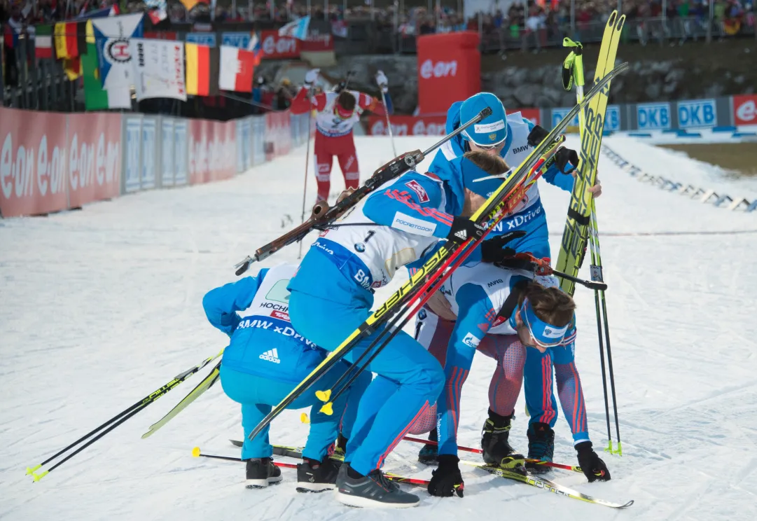 La Russia rimonta e brucia la Norvegia nella staffetta maschile di Hochfilzen