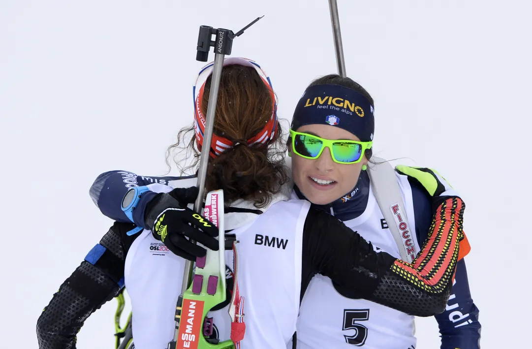 Wierer: 'Prima della sprint non ho dormito'. Dahlmeier: 'Il Re di Norvegia? Molto rilassante!'