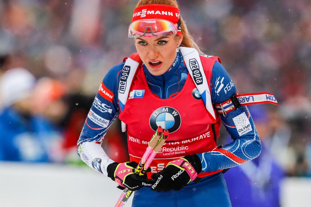 Una Gabriela Koukalova d'acciaio trionfa nella sprint di Oberhof