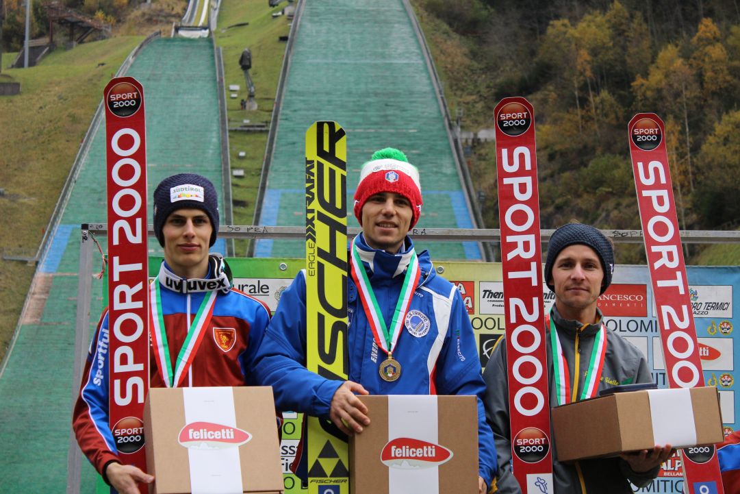 Doppietta di Davide Bresadola ai campionati italiani di salto con gli sci