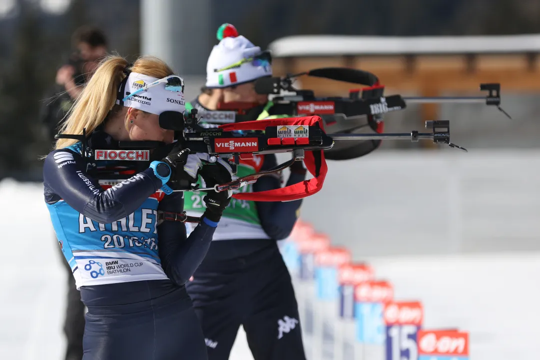 L'Italia del biathlon in raduno tra Le Flecaz e Obertilliach