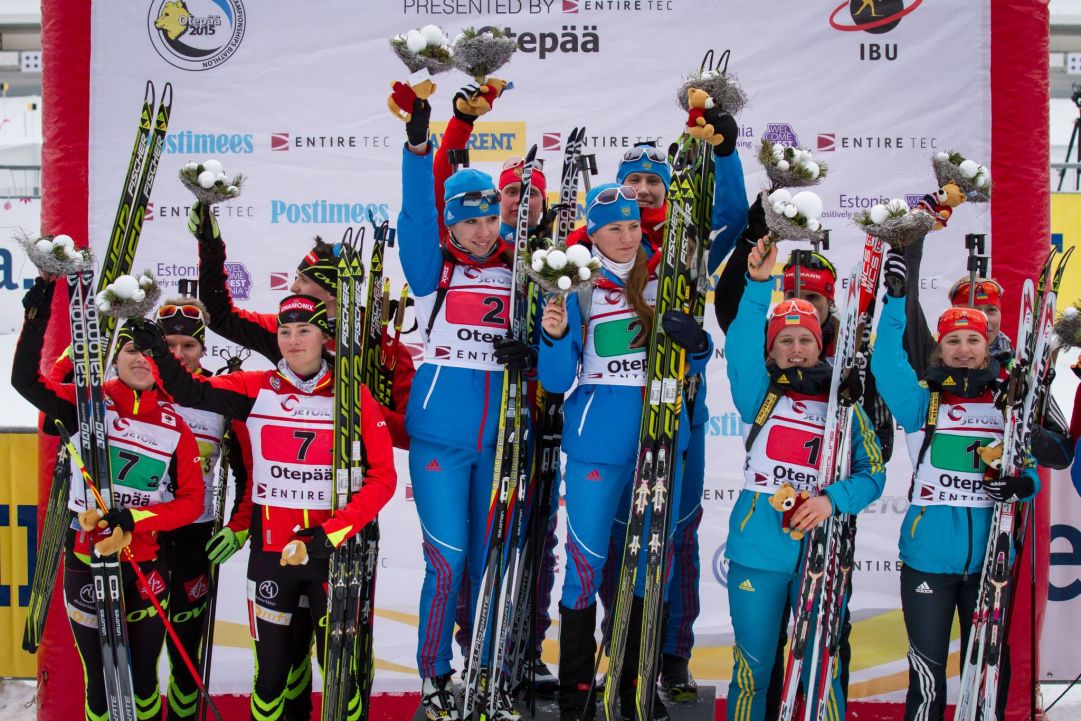 La Russia vince la staffetta mista junior (e il medagliere) degli Europei di Otepää
