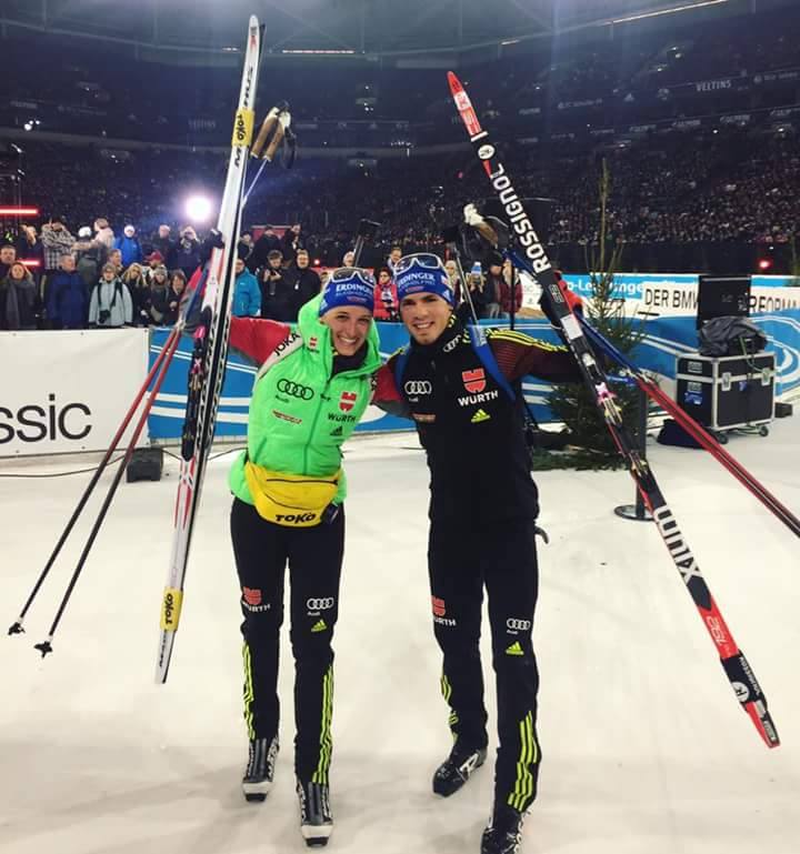 Vanessa Hinz e Simon Schempp vincono il World Team Challenge 2016