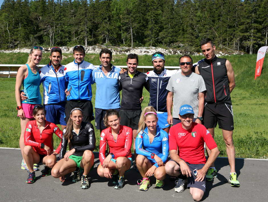 Le foto del raduno dell'Italia del biathlon a Corrençon-en-Vercors