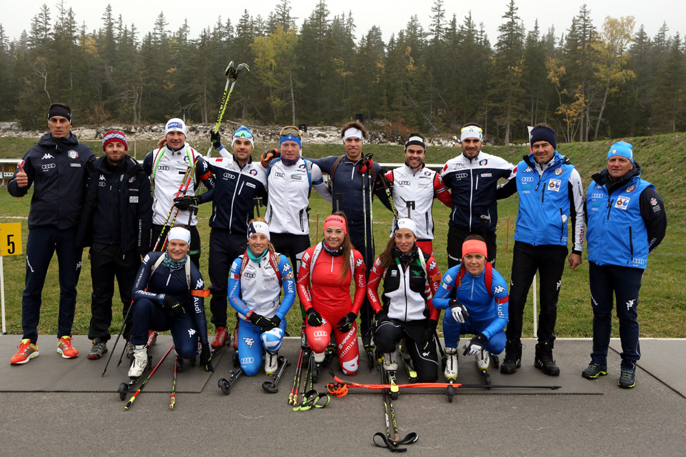 Il reportage fotografico del raduno dell'Italia del biathlon a Corrençon-en-Vercors (Parte 1)