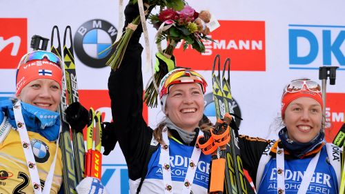 Discesa e superG femminile di St. Moritz, tutti i podi