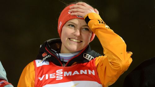 Carina Vogt realizza il back-to-back: a Falun vince l'oro iridato un anno dopo l'oro olimpico