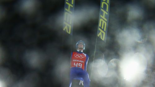 Un mostruoso Albert Demtschenko guida la prima manche. Zoeggeler terzo