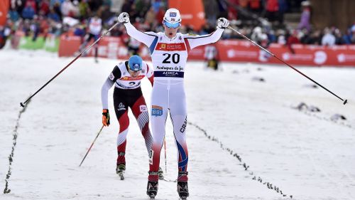 Mario Seidl è il migliore nel segmento di salto della seconda gundersen di Lillehammer