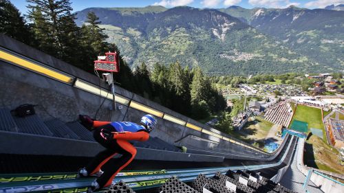 E' già finito l'allenamento allo Stelvio per Christof Innerhofer