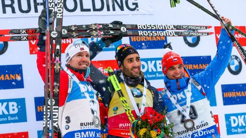 Fourcade firma la decima nell'Inseguimento di Ruhpolding