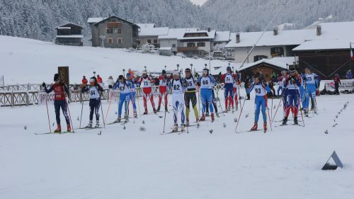 In Valdidetro, nella quarta tappa di Coppa Italia, assegnati i 6 titoli italiani giovanili della Mass Start