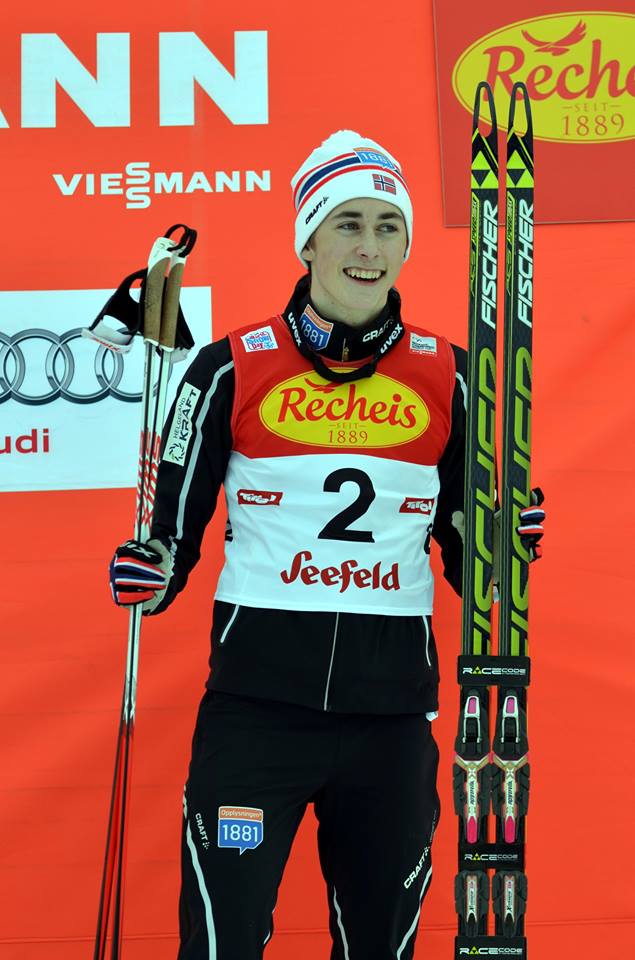 Jarl Magnus Riiber fa doppietta ai Mondiali junior, suo l'oro anche nella seconda gundersen