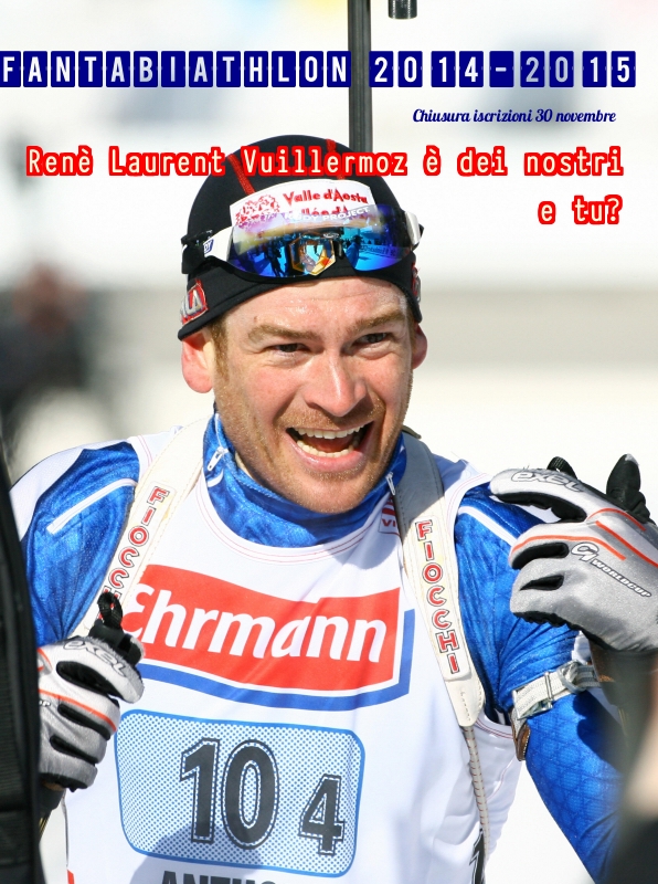 FANTABIATHLON 2014-2015: tra gli iscritti anche Renè Laurent Vuillermoz!