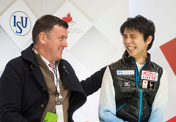 Yuzuru Hanyu ha eseguito nell'allenamento odierno un programma corto con due salti quadrupli