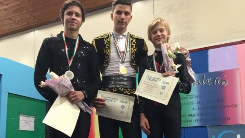 Il tredicenne Daniel Grassl sul podio del Lombardia Trophy Junior