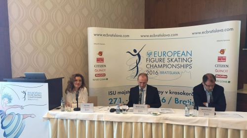 Europei Bratislava - Presentazione settore maschile