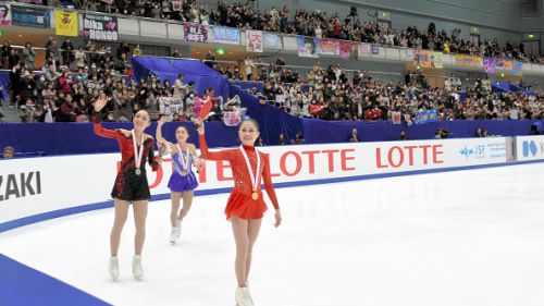I sessanta qualificati per le gare in singolo dei Campionati nazionali giapponesi