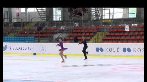 Anna duskova / martin bidar (cze) - jgp linz 2015 - short program