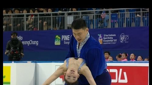 Xiaoyu yu / hao zhang (chn) - 4 continents 2017, pyeongchang - short program