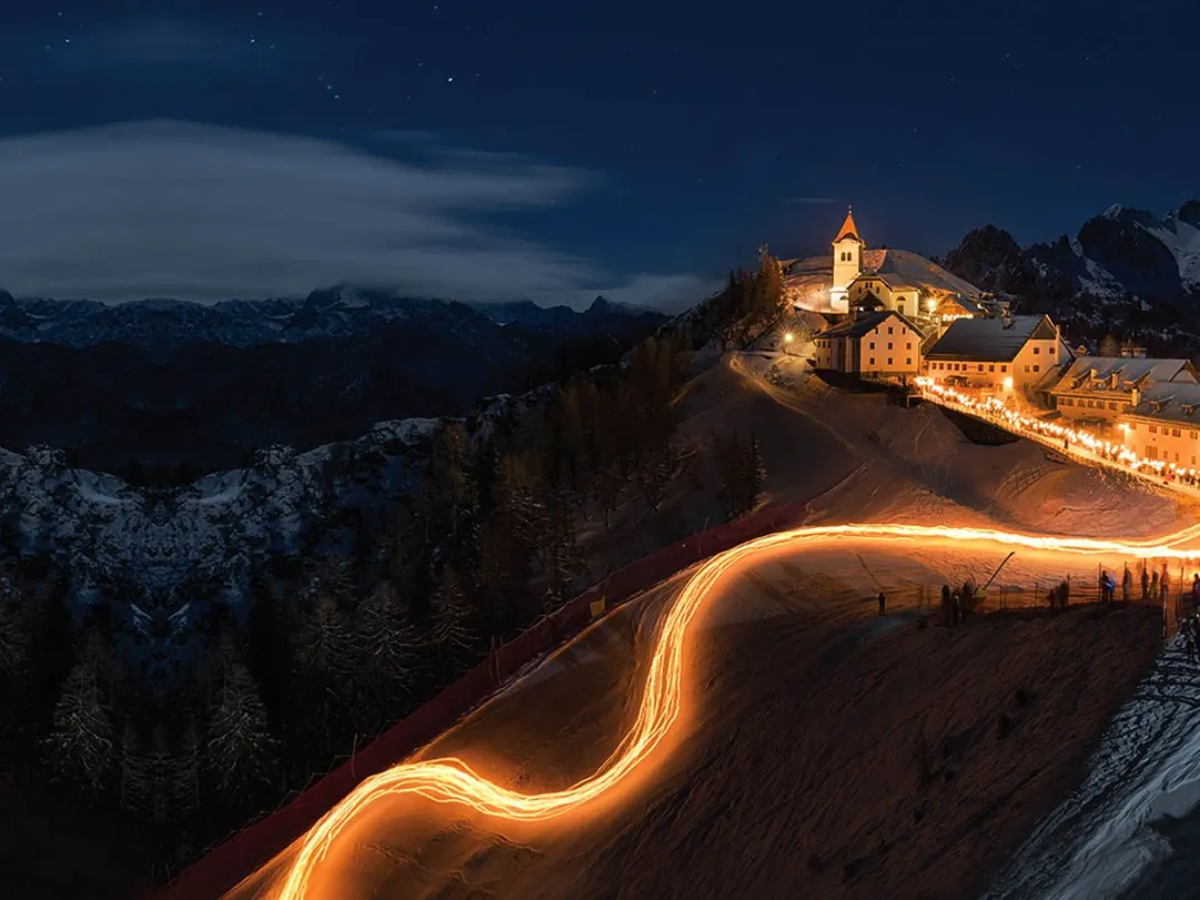 Al via a Tarvisio la 50ma Fiaccolata del Monte Lussari