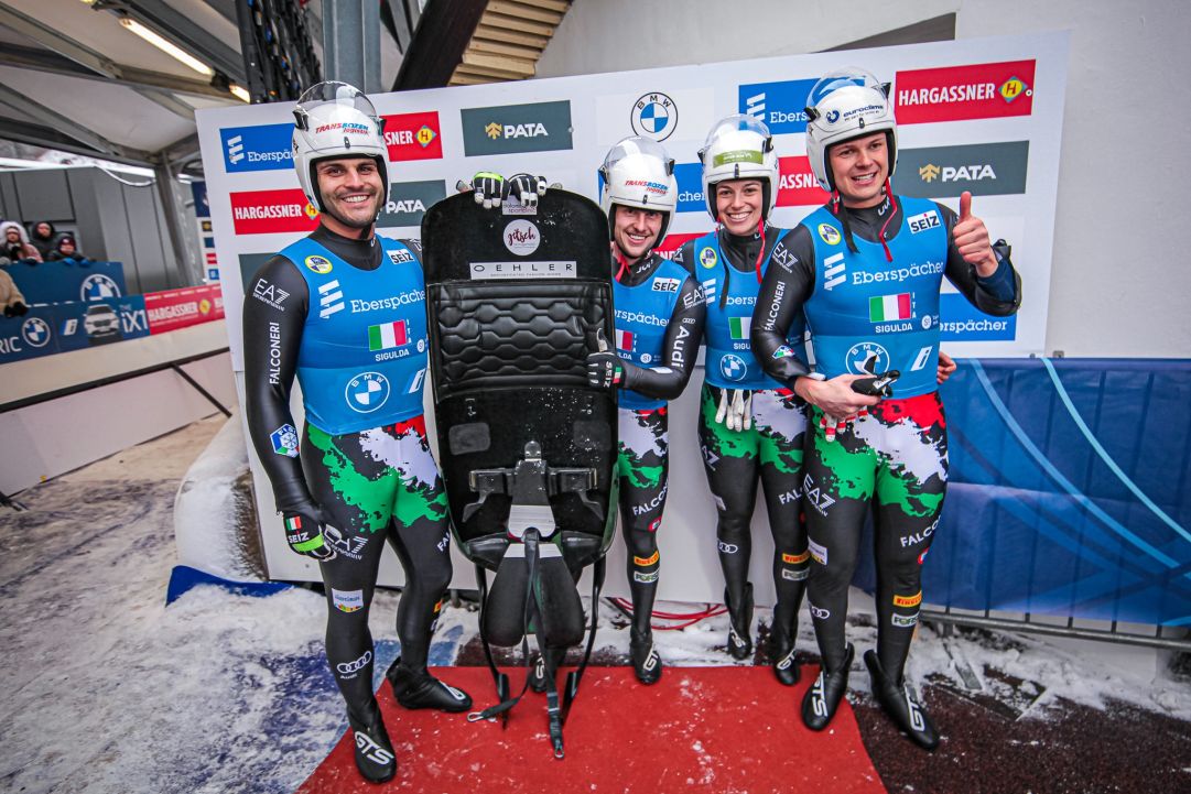 La staffetta azzurra centra il primo podio stagionale a Sigulda!