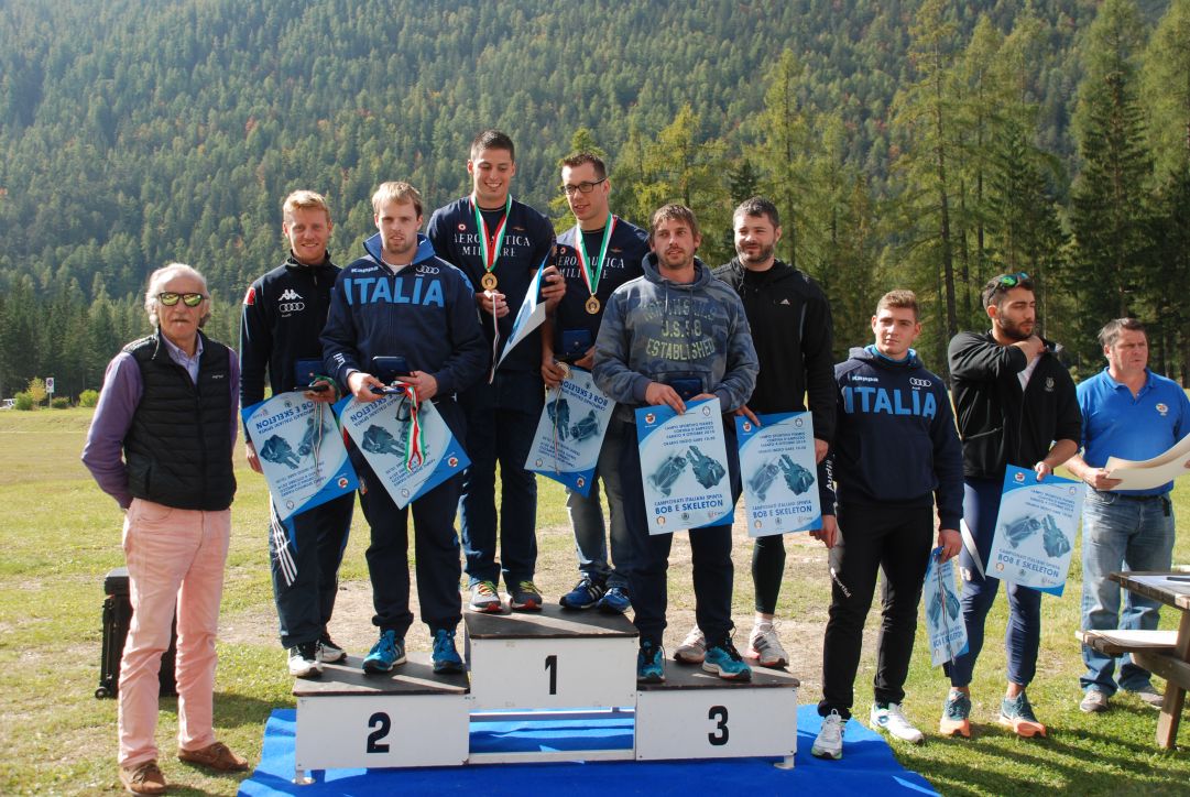 Fontana-Ughi sono i nuovi campioni italiani di bob a due. Alessandro Grande vince il quattro