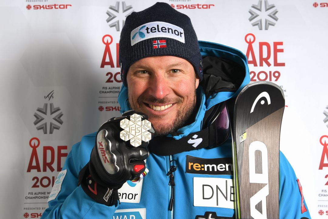 ARE, SWEDEN - FEBRUARY 9: Aksel Lund Svindal of Norway wins the silver medal during the FIS World Ski Championships Men's Downhill on February 9, 2019 in Are Sweden. (Photo by Alain Grosclaude/Agence Zoom/Getty Images)