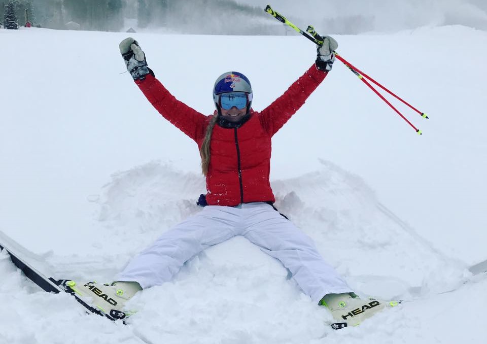 Lindsey Vonn è tornata sugli sci!