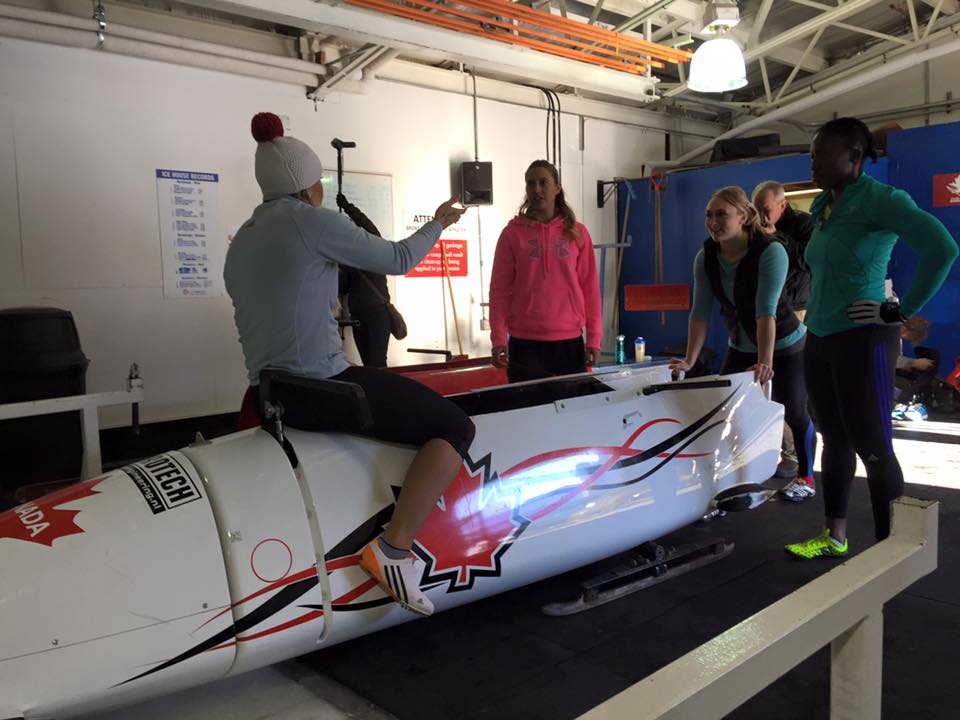 Kaillie Humphries pronta a sfidare gli uomini con un intero equipaggio femminile di bob a quattro!