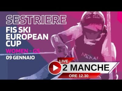 Video Sestriere - Coppa Europa 2025-26 - Gigante Femminile 2 Manche | Race #1
