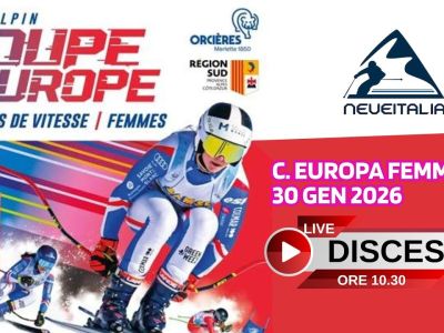 Video Orcieres/Merlette - Coppa Europa 2025-26 - Discesa Femminile | Race #2