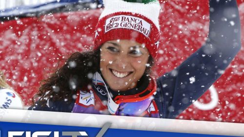 Federica brignone è terza nel gigante di aspen